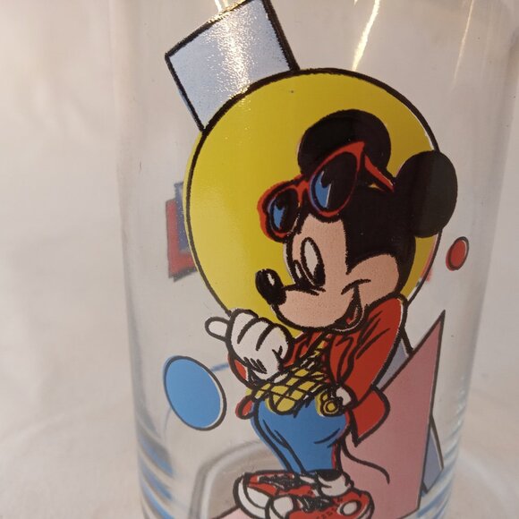 Disney Mickey Mouse Through The Years 1928 - 1988 60th Drinking Glass Sunoco - Picture 6 of 13